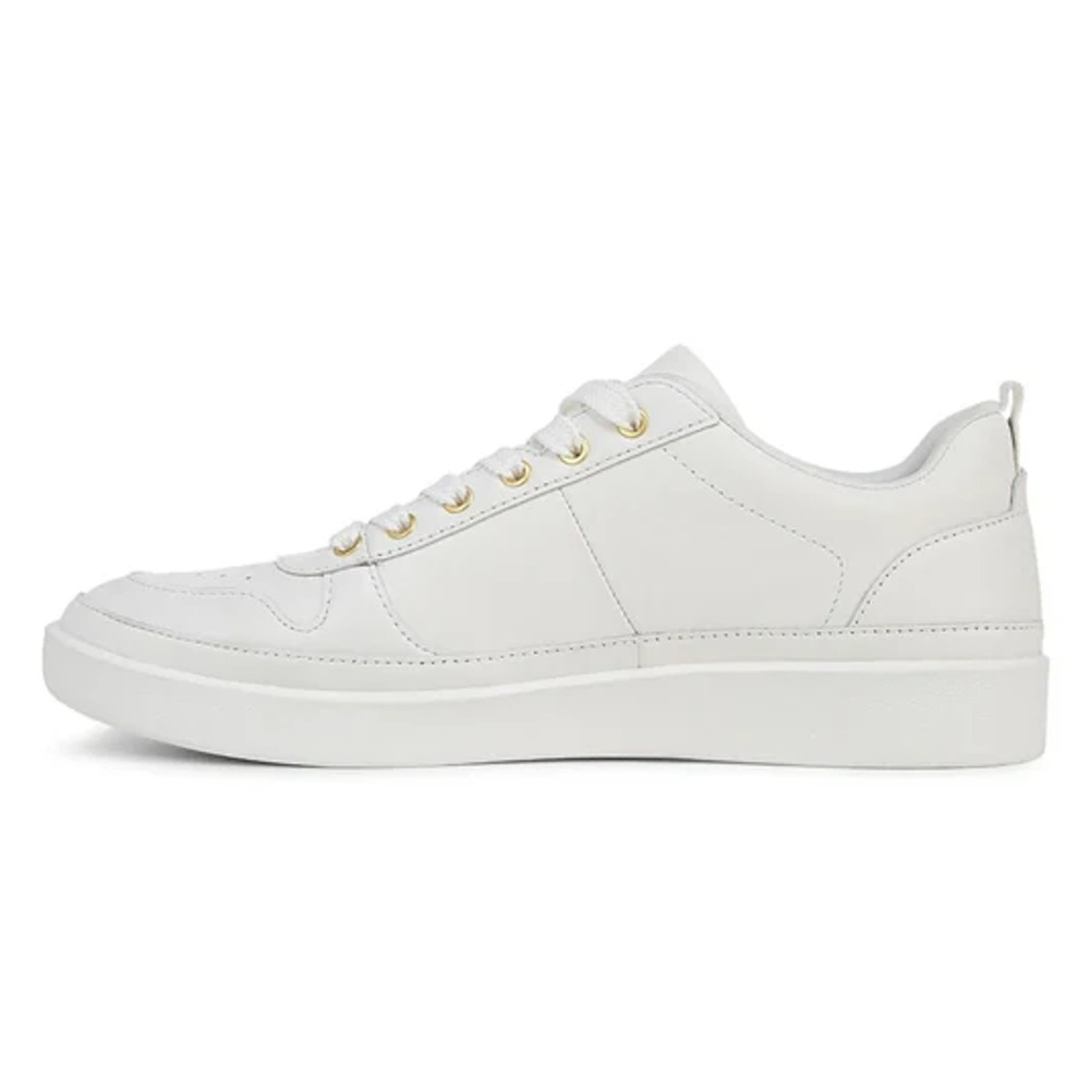 Vionic Womens Elise Casual Sneakers US 8 Wide EU 38.5 White Leather NIB - Picture 2 of 13